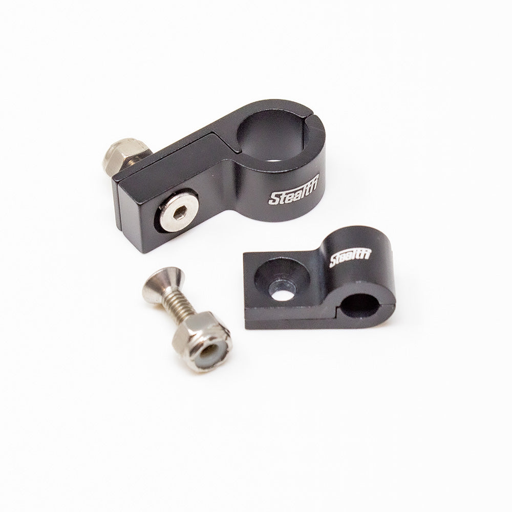 STEALTH - Leitungshalter einfach (alle Größen / Aluminium)