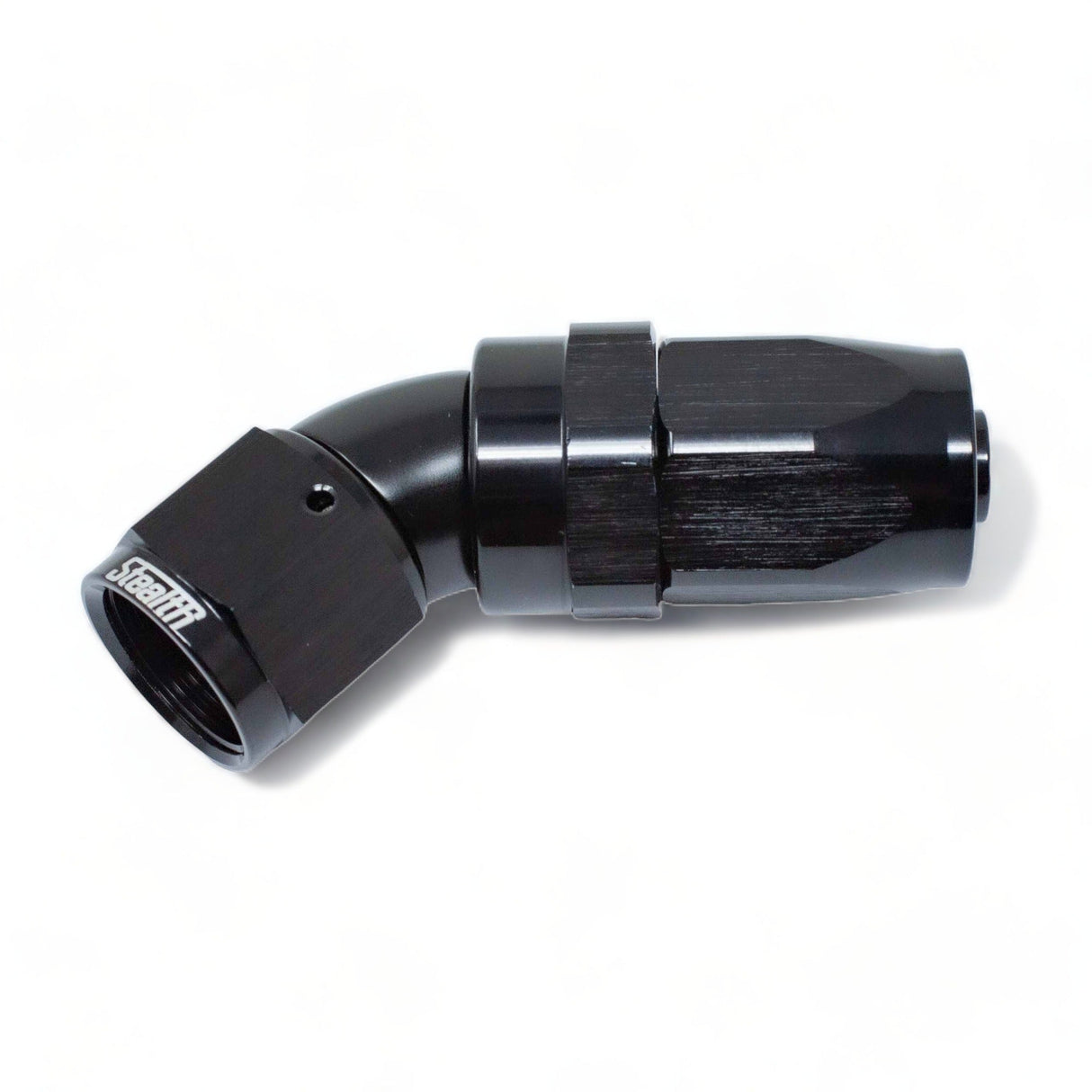 STEALTH NX-SERIES FF - 45 Grad Dash/AN Full Flow Fitting drehbar für Nitril/NBR (alle Größen / Aluminium)