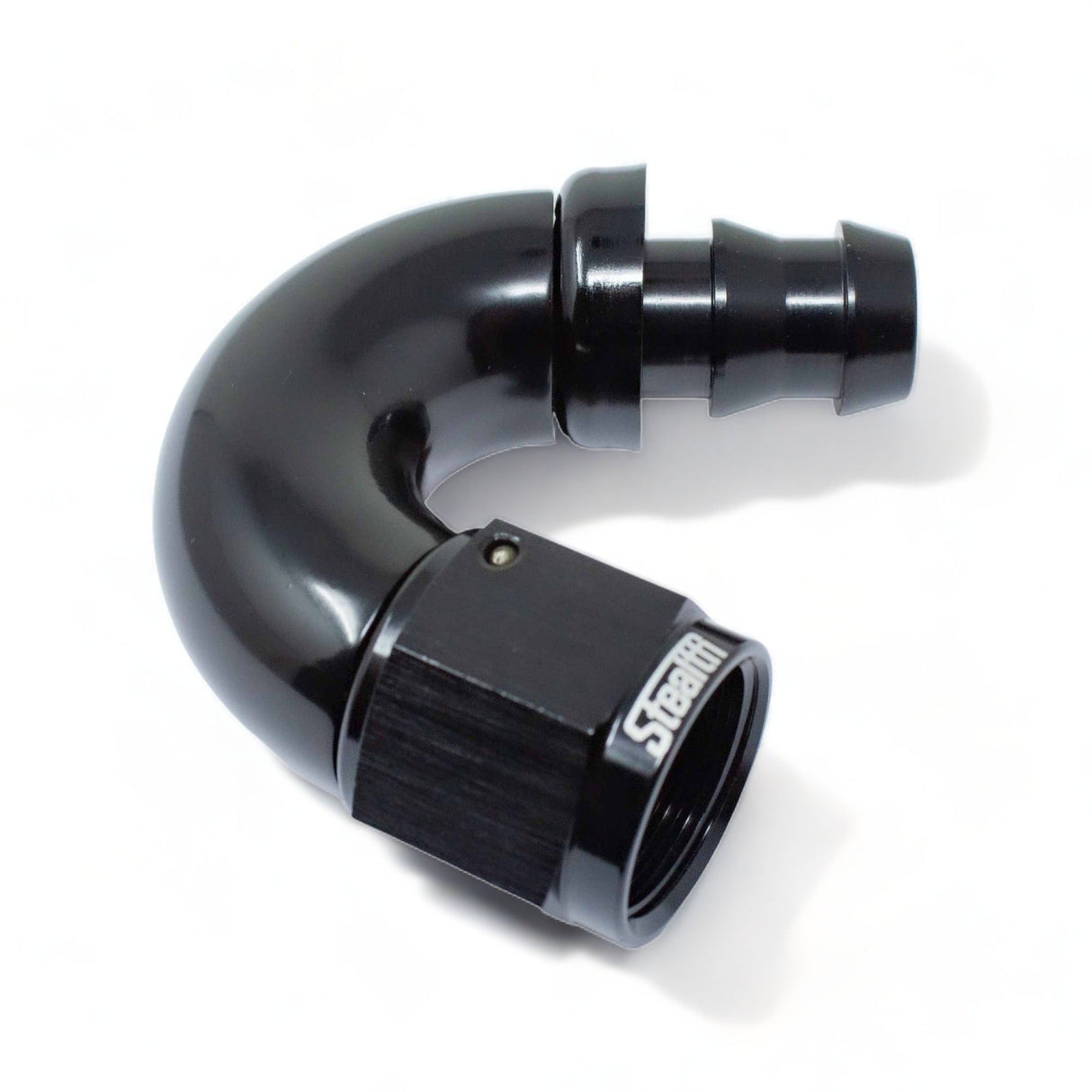 STEALTH PX-SERIES FF - 150 Grad Push-On Dash/AN Fitting drehbar für Nitril/NBR (alle Größen / Aluminium)