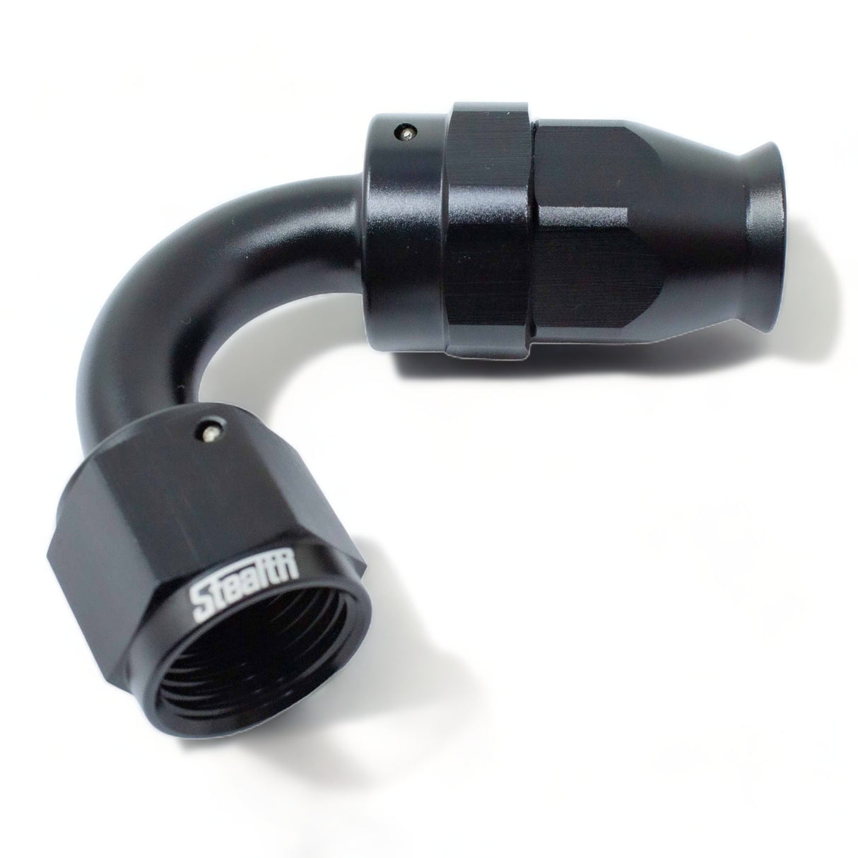 STEALTH TX-SERIES - 120 Grad Dash/AN Fitting drehbar für PTFE (alle Größen / Aluminium)