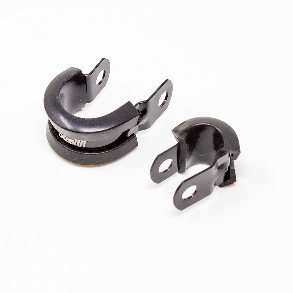 STEALTH - Leitungsclip schwingungsgedämpft (alle Größen / Aluminium)