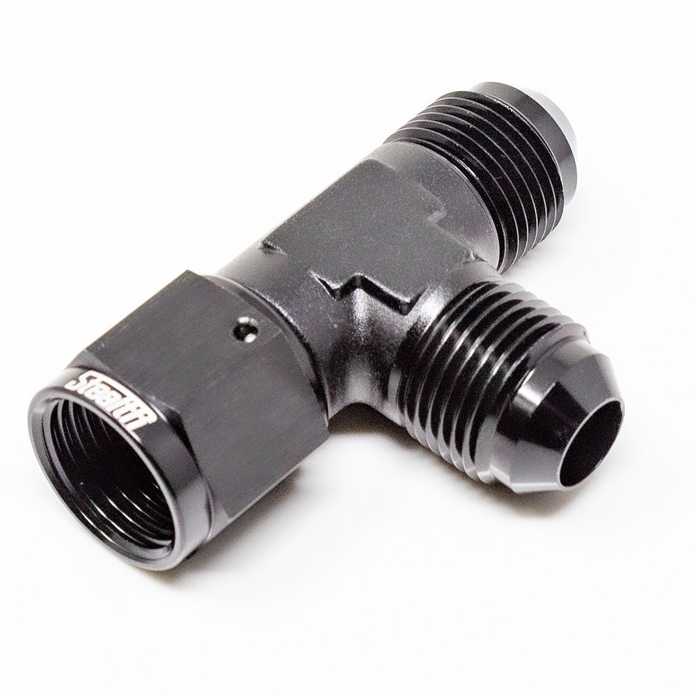 STEALTH - Dash/AN T-Stück seitlicher Anschluss weiblich (alle Größen / Aluminium)