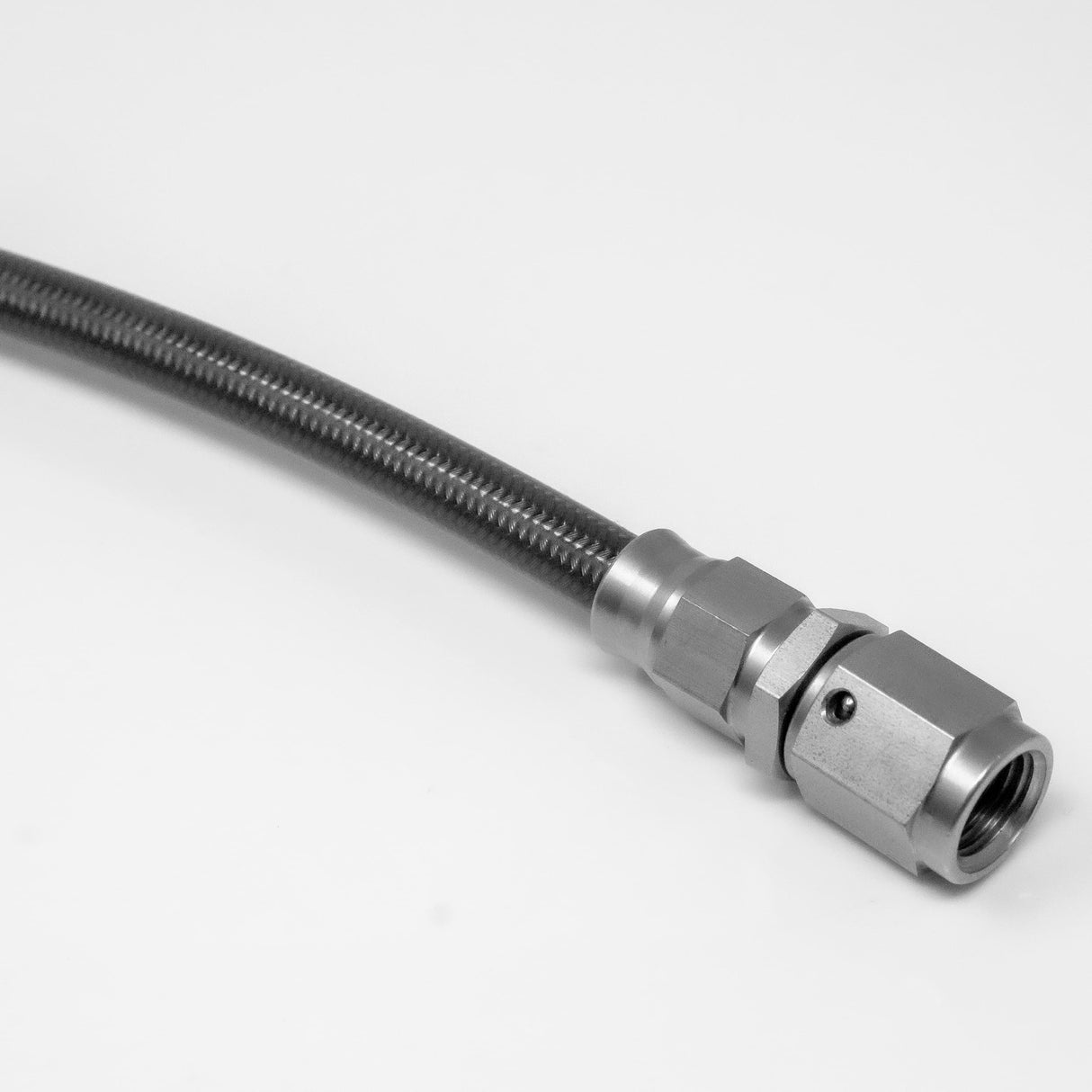 STEALTH BLX-SERIES - Dash/AN-03 Bremsleitung Kupplungsleitung Stahlflex gummiert (Kohlefaser Optik)