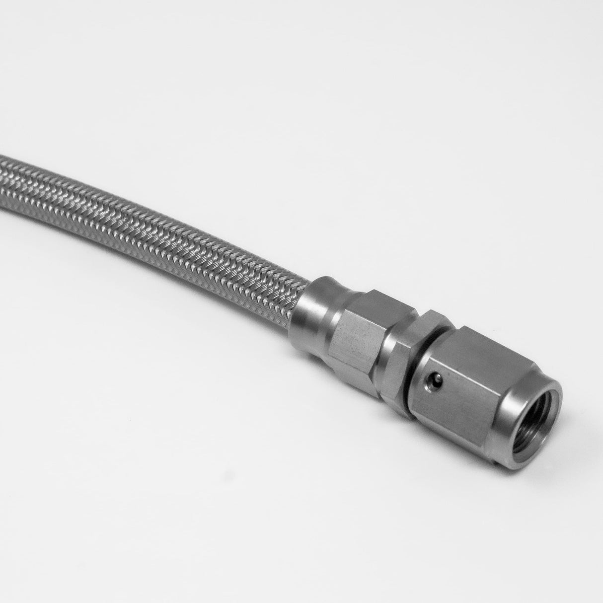 STEALTH BLX-SERIES - Dash/AN-03 Bremsleitung Kupplungsleitung Stahlflex (Edelstahl Natur)