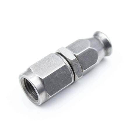Dash AN-03 (3/8 JIC) - Straight - Stainless steel dash connector reusable